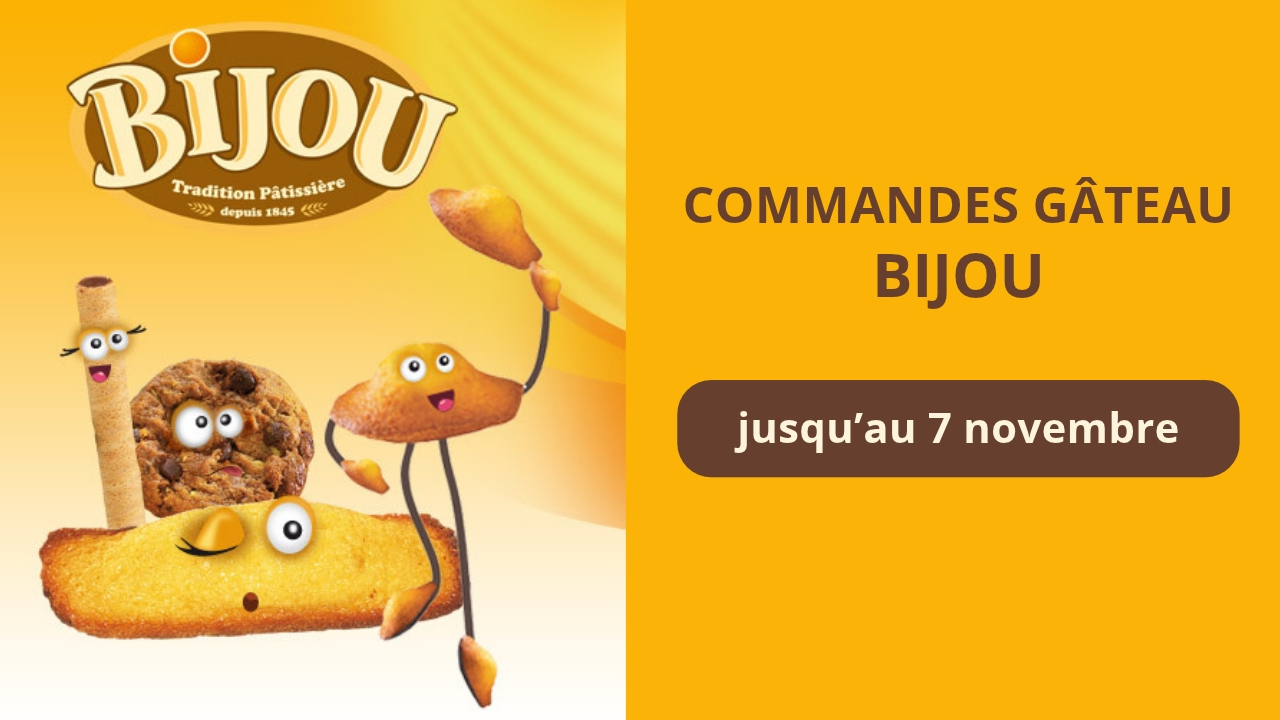 Commande gâteaux BIJOU 2026