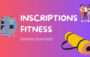 Inscription FITNESS nouveaux adhérents