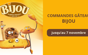 Commande gâteaux BIJOU 2026