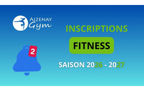 INSCRIPTION FITNESS 26-27